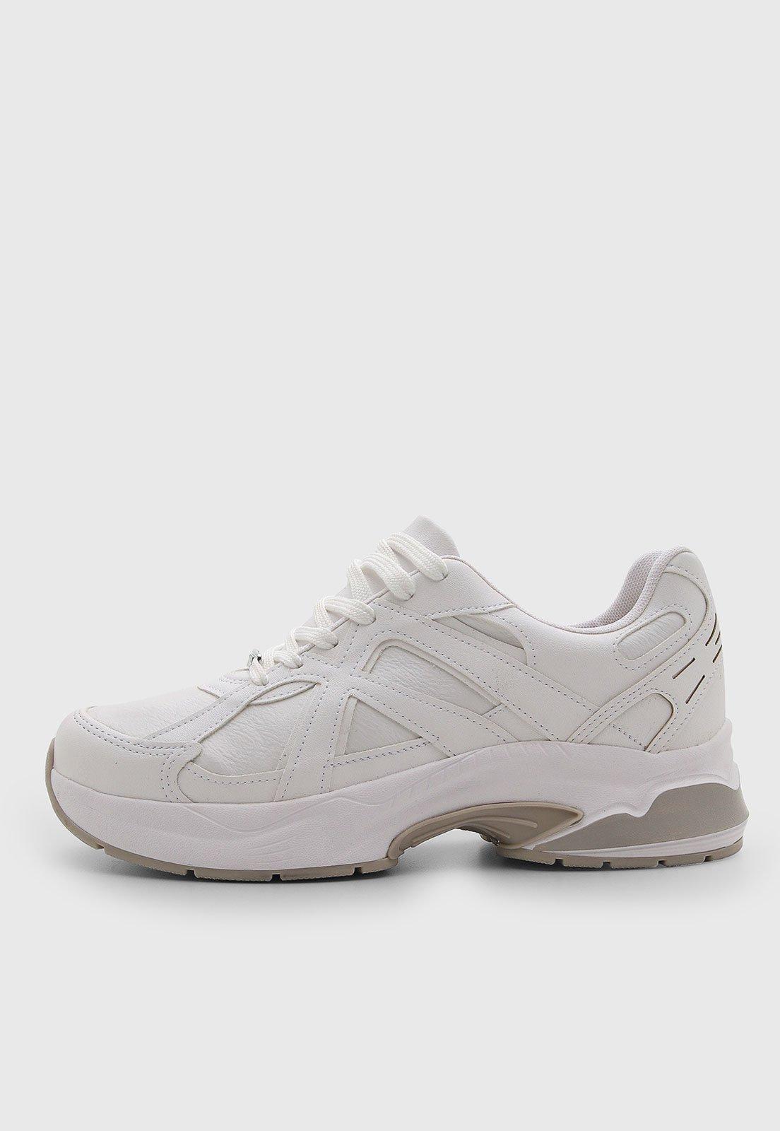 Tênis Feminino Vizzano Cano Baixo Branco