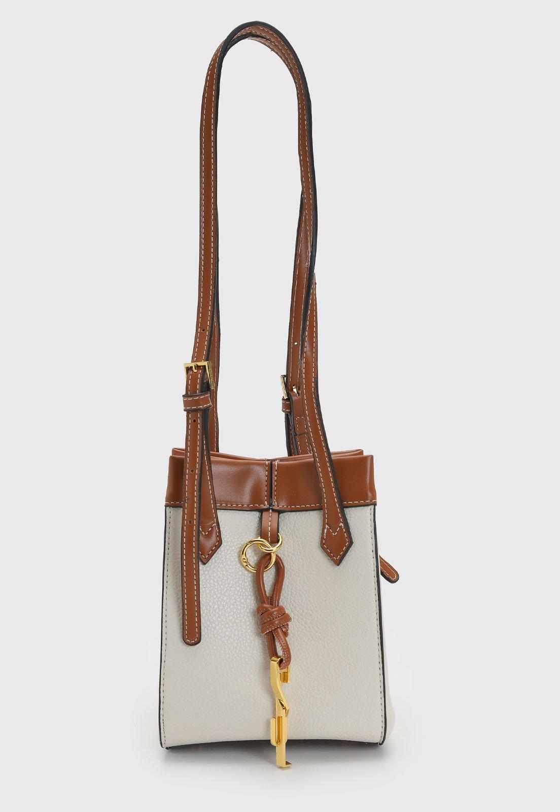Bolsa Feminina Santa Lolla Alça Longa Off-White