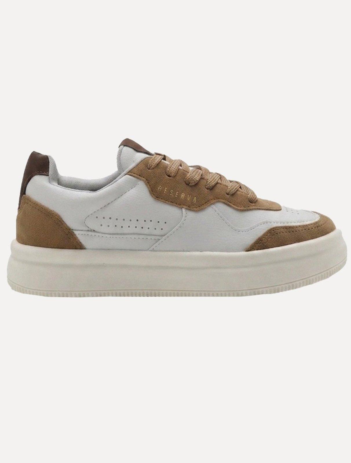 Tênis Reserva Masculino Troy Palha Branco