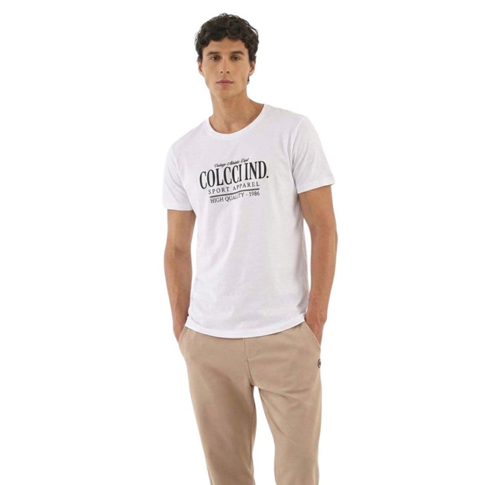Camiseta Slim Estampa Newport Colcci Off Shell