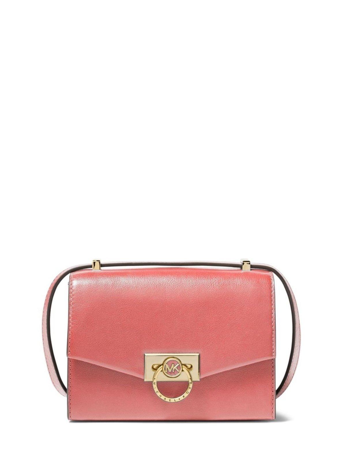 Bolsa Transversal Hendrix Pequena De Couro 32F0g1hc0l644