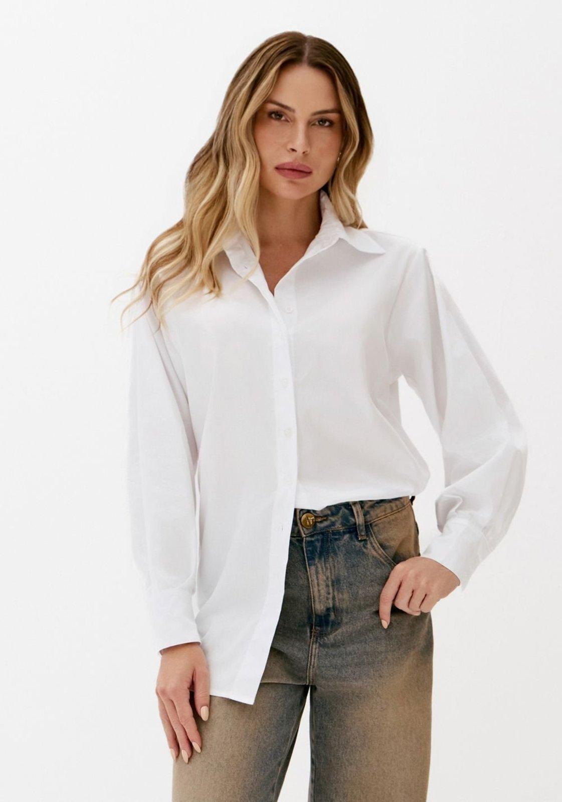 Camisa Alongada Manga Longa Lança Perfume