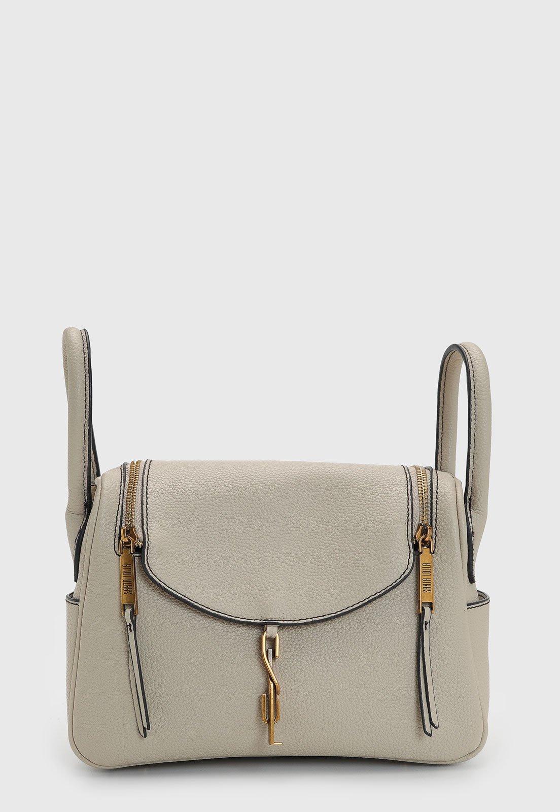 Bolsa Feminina Santa Lolla Estruturada Bege