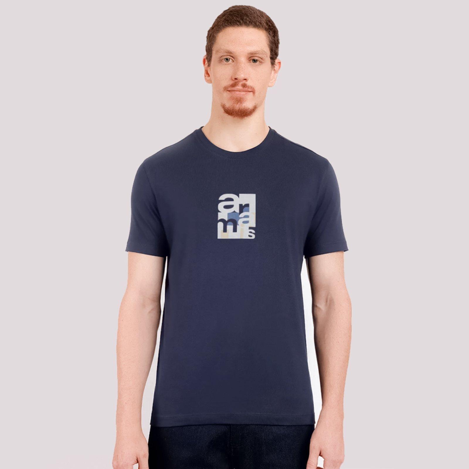 Camiseta Aramis Geometric Pr26 Marinho Masculino