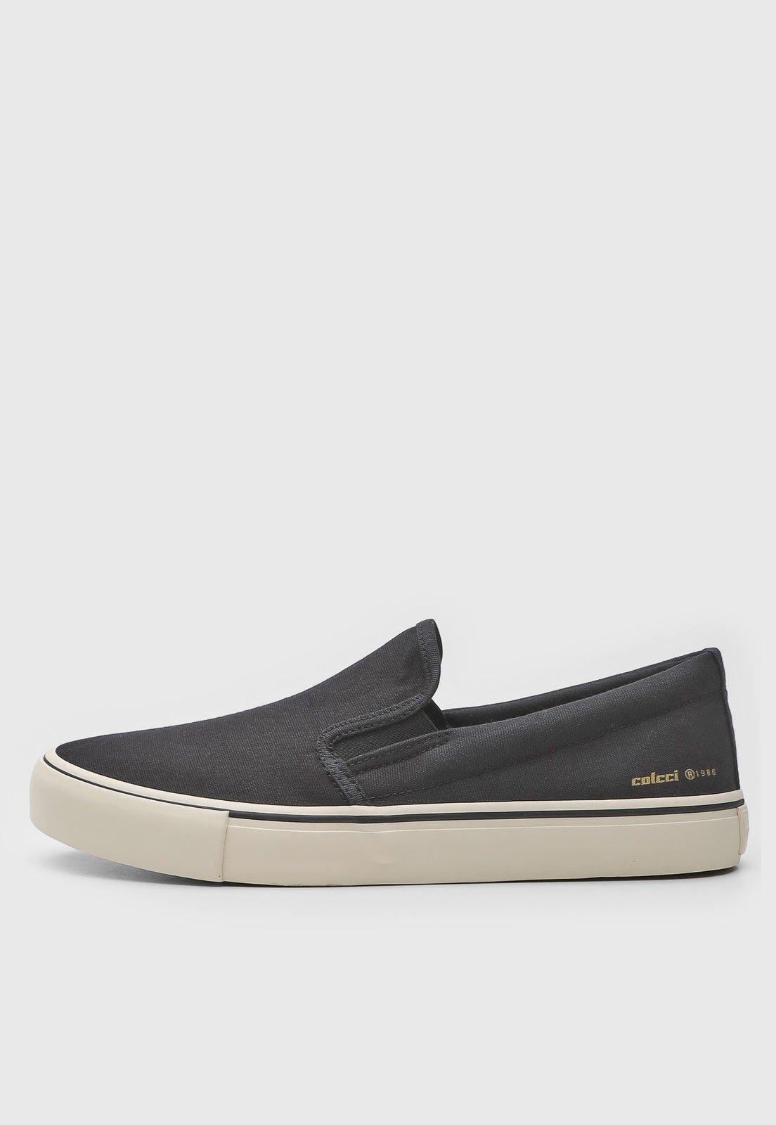 Tênis Slip On Colcci Logo Preto