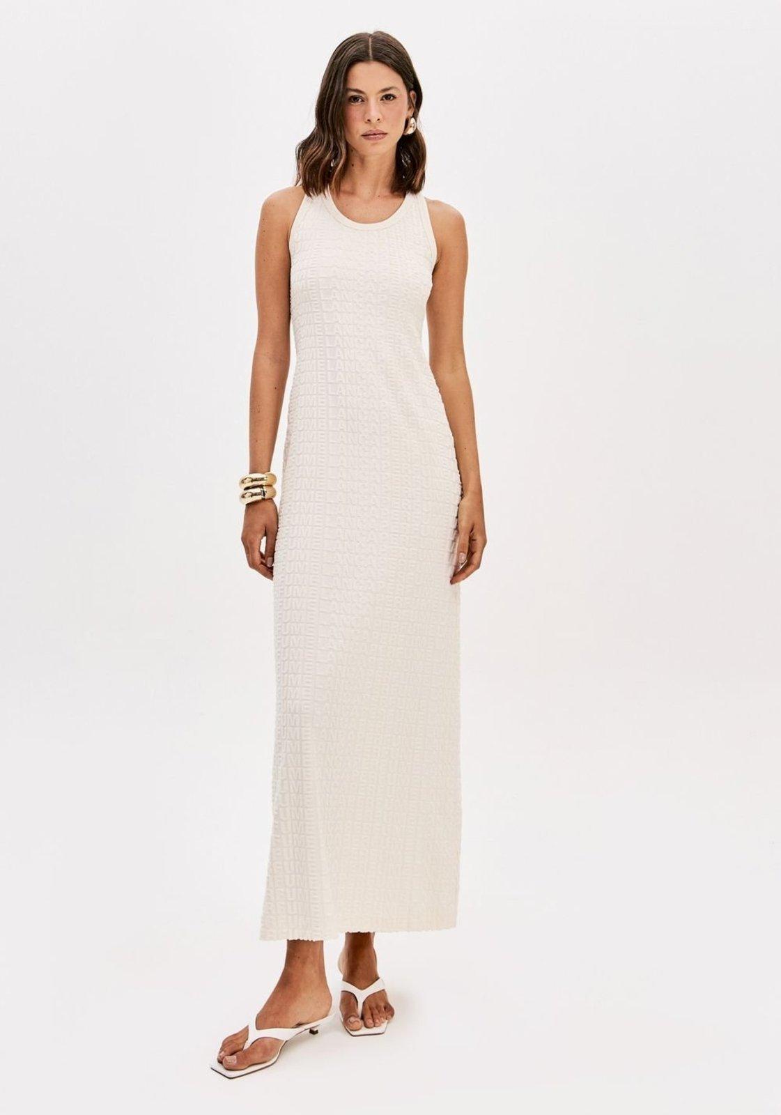 Vestido Evasê Super Midi Signature Lança Perfume