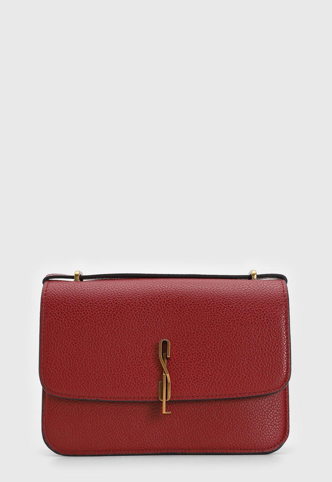 Bolsa Tiracolo Santa Lolla Logo Vermelha