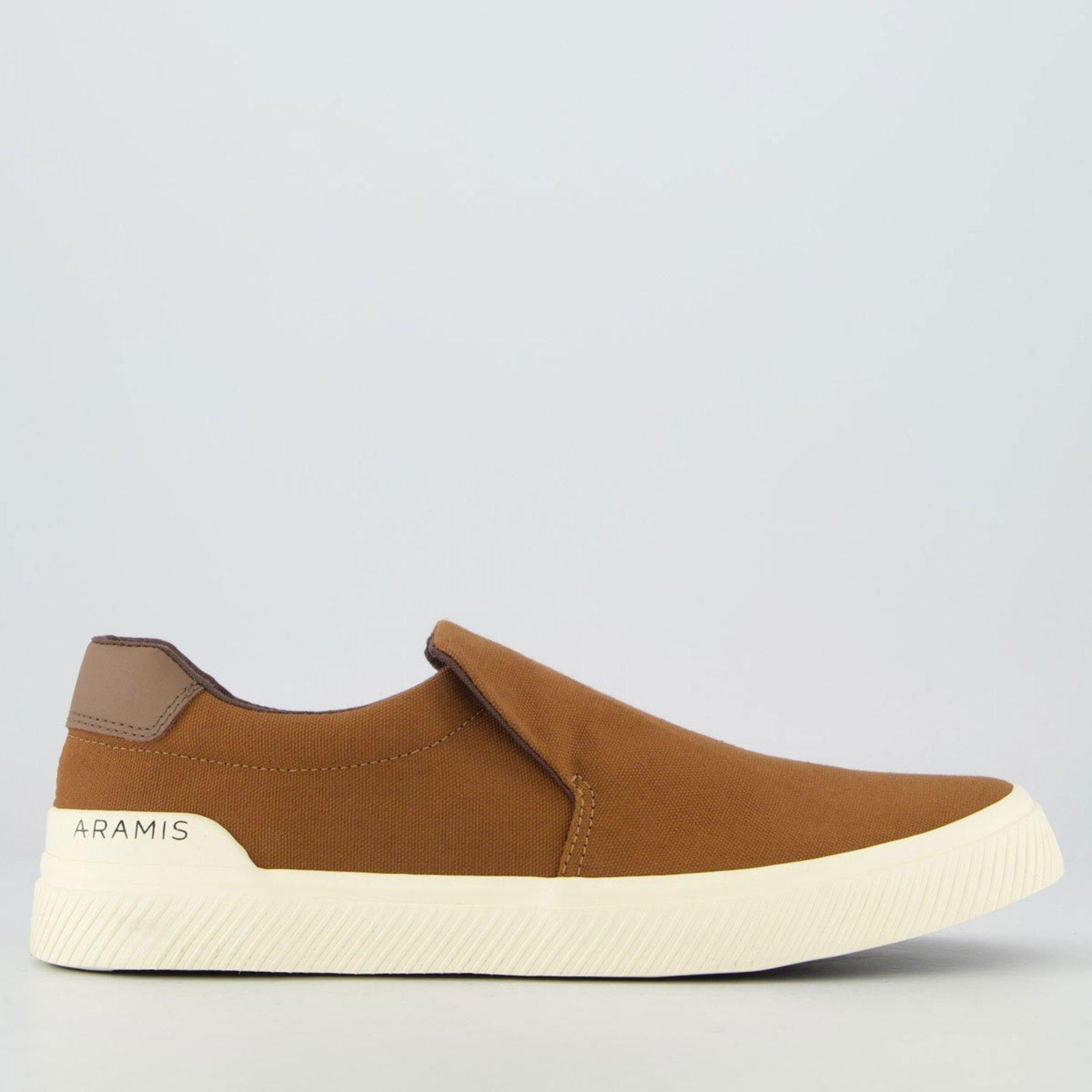 Tênis Aramis Daily Slip Canvas Marrom