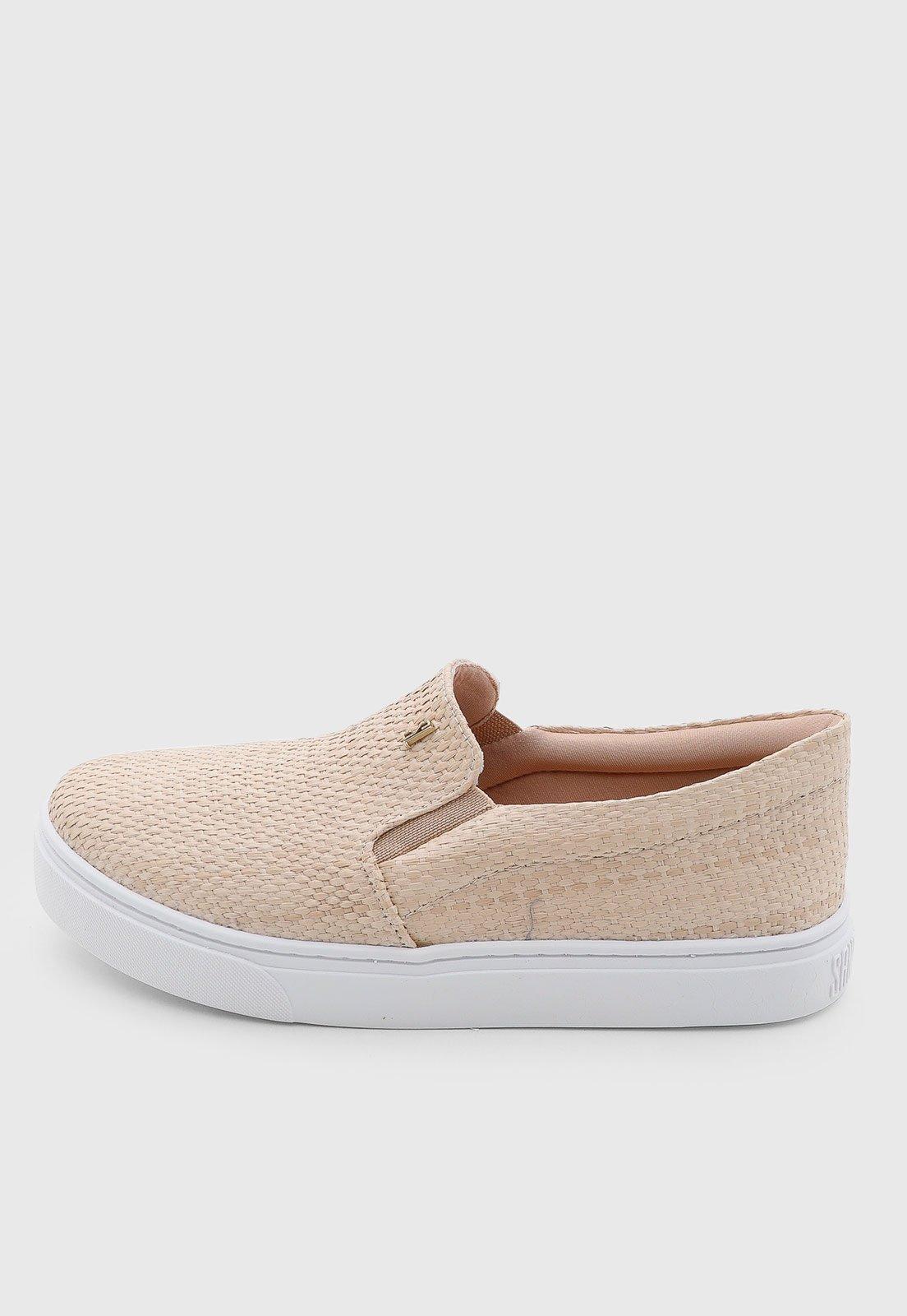 Tênis Feminino Santa Lolla Slip On Nude