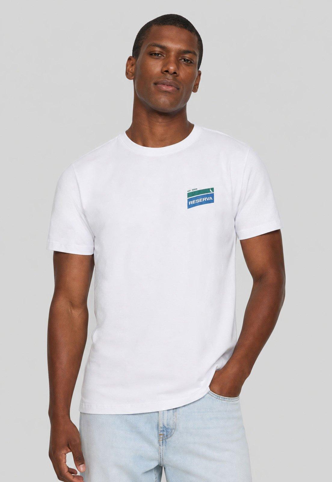Camiseta Masculina Reserva Vintage Square Branca