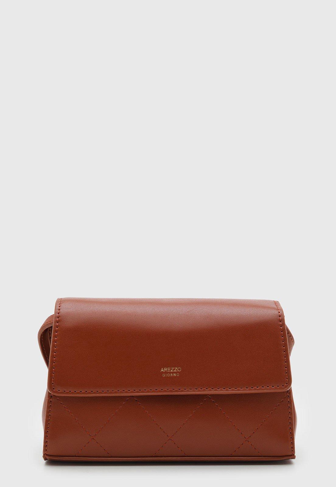 Bolsa Feminina Arezzo Giorno Roast Marrom