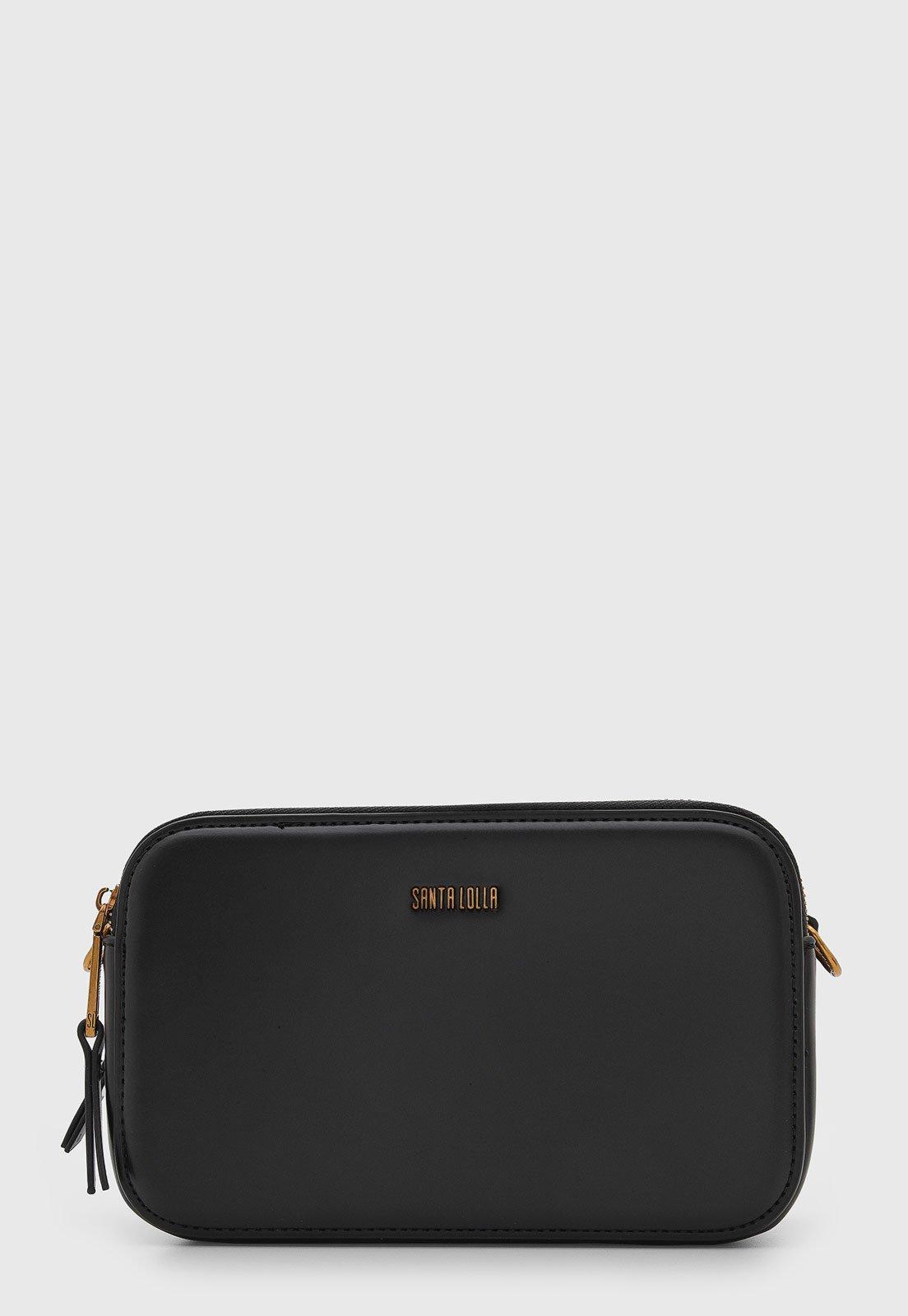 Bolsa Feminina Santa Lolla Retangular Alça Ajustável Preta