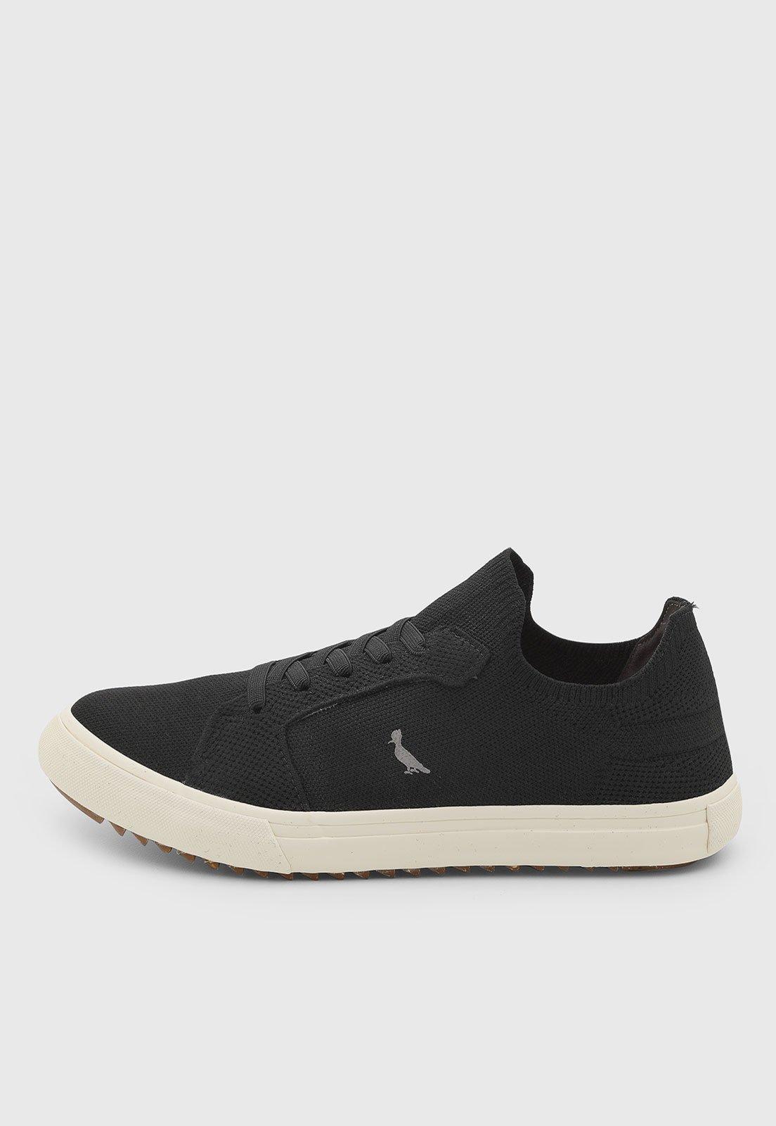 Tênis Masculino Reserva Casual Logo Preto