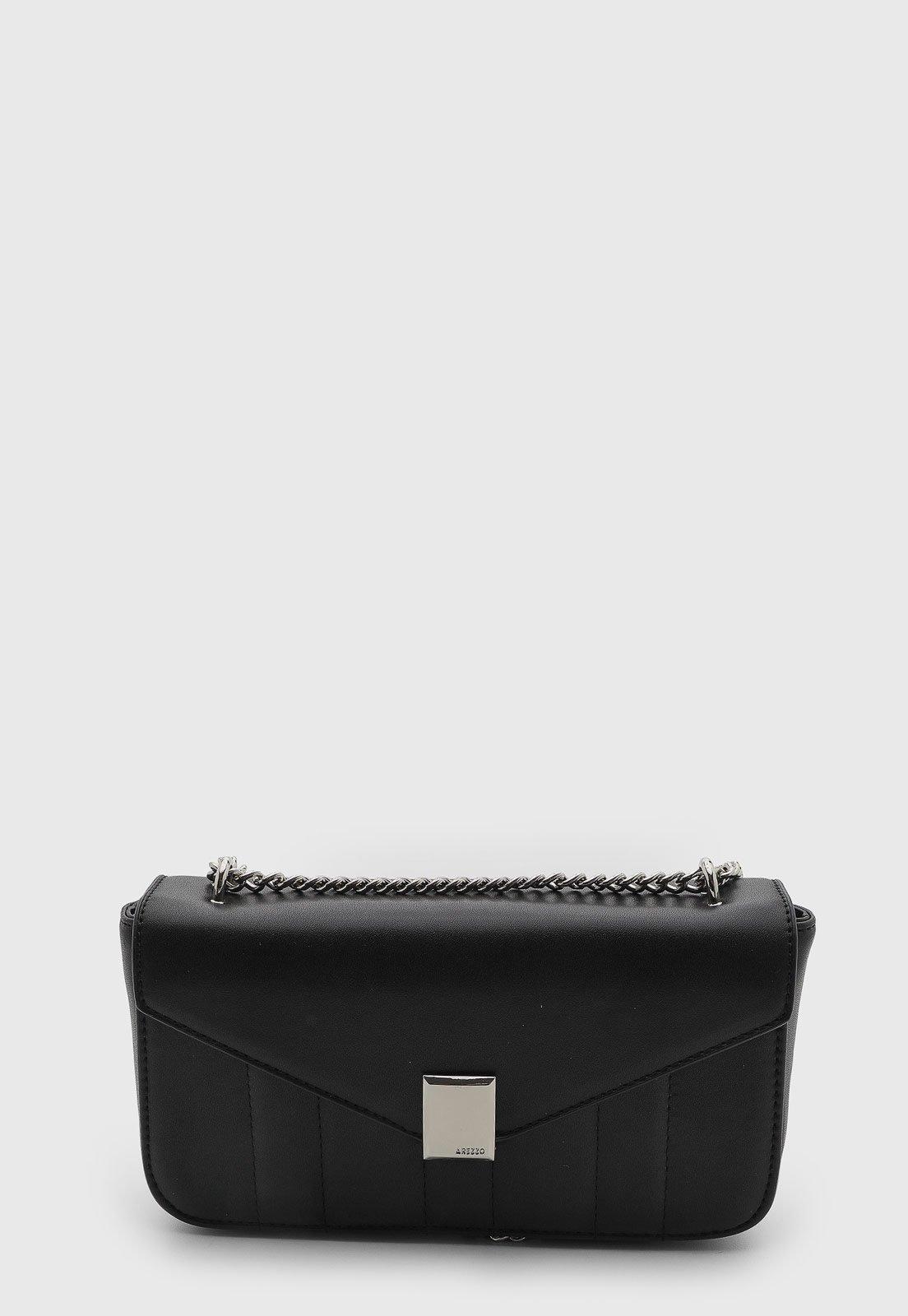Bolsa Feminina Arezzo Média Retangular Preta