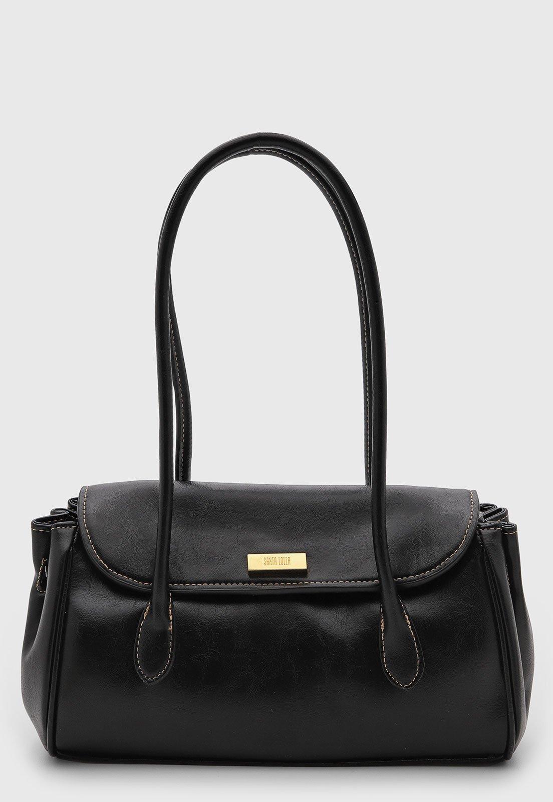 Bolsa Feminina Santa Lolla Estruturada Preta