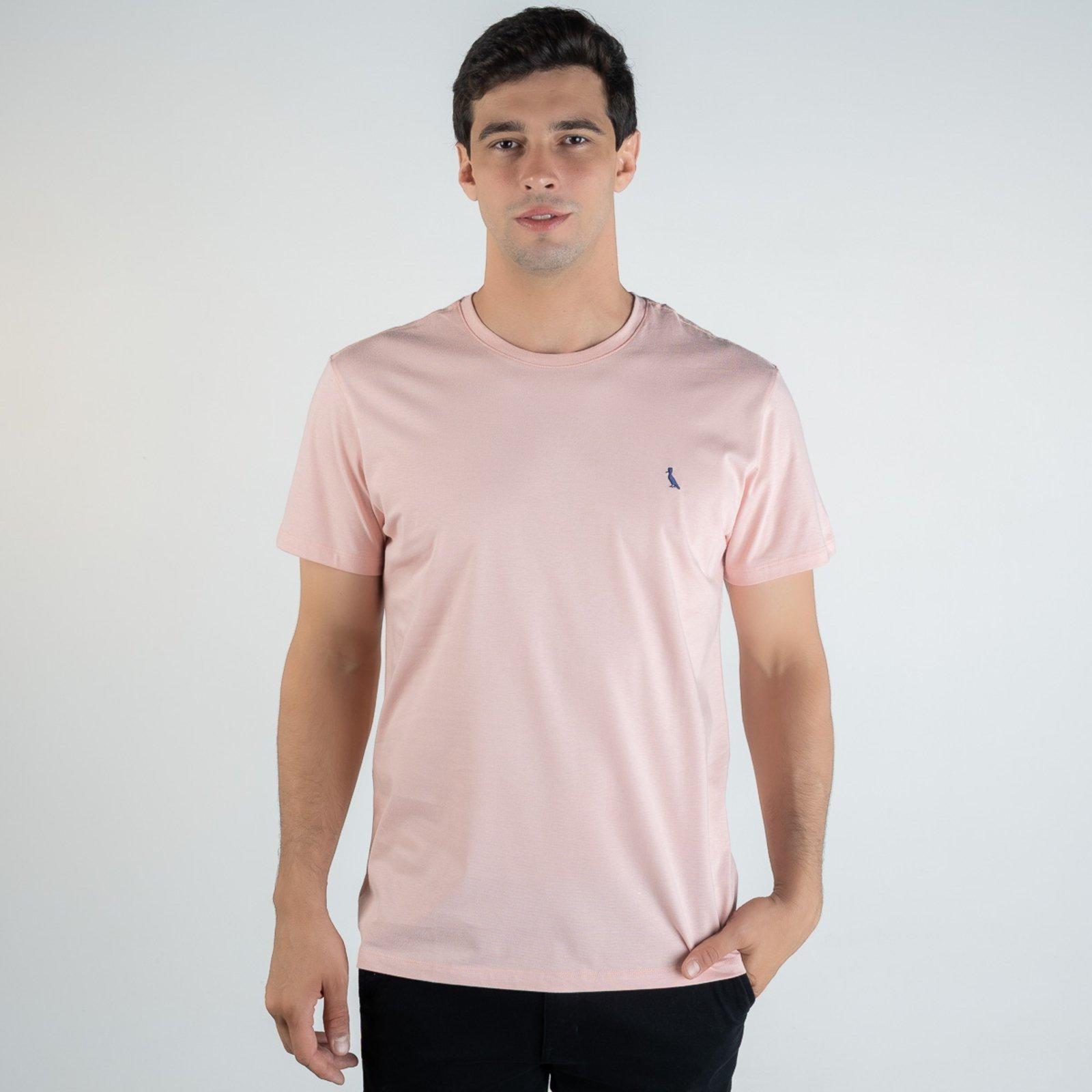 Camiseta Reserva Básica Rosa Claro