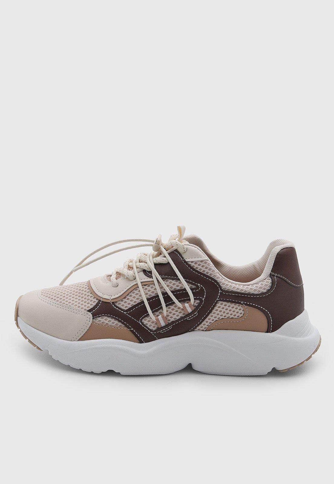 Tênis Vizzano Chunky Off-White