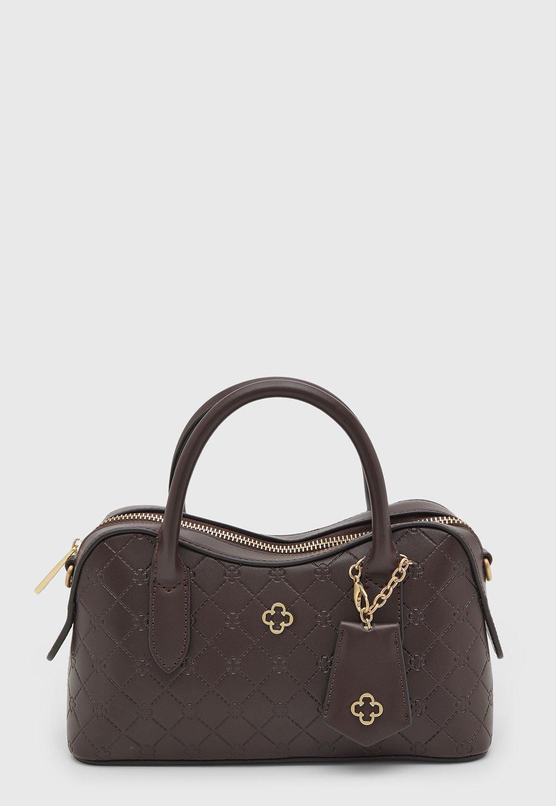 Bolsa Feminina Capodarte Média Estruturada Café