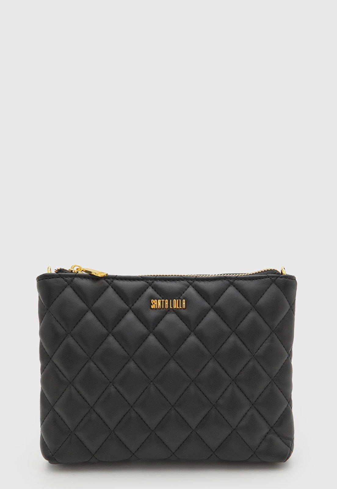 Bolsa Feminina Santa Lolla Matelassê Preta