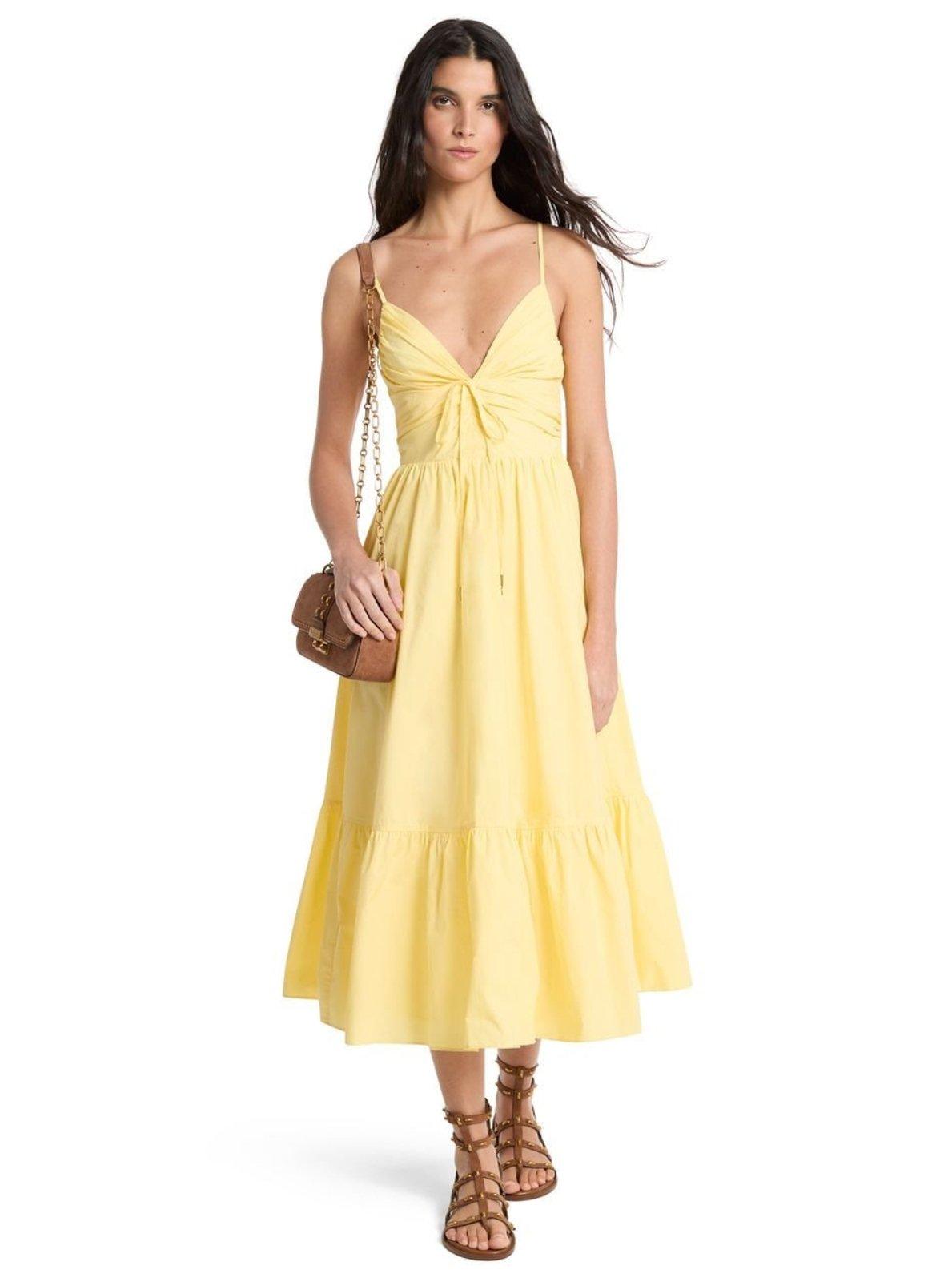 Vestido Midi Em Algodão MS683DHKLZ744