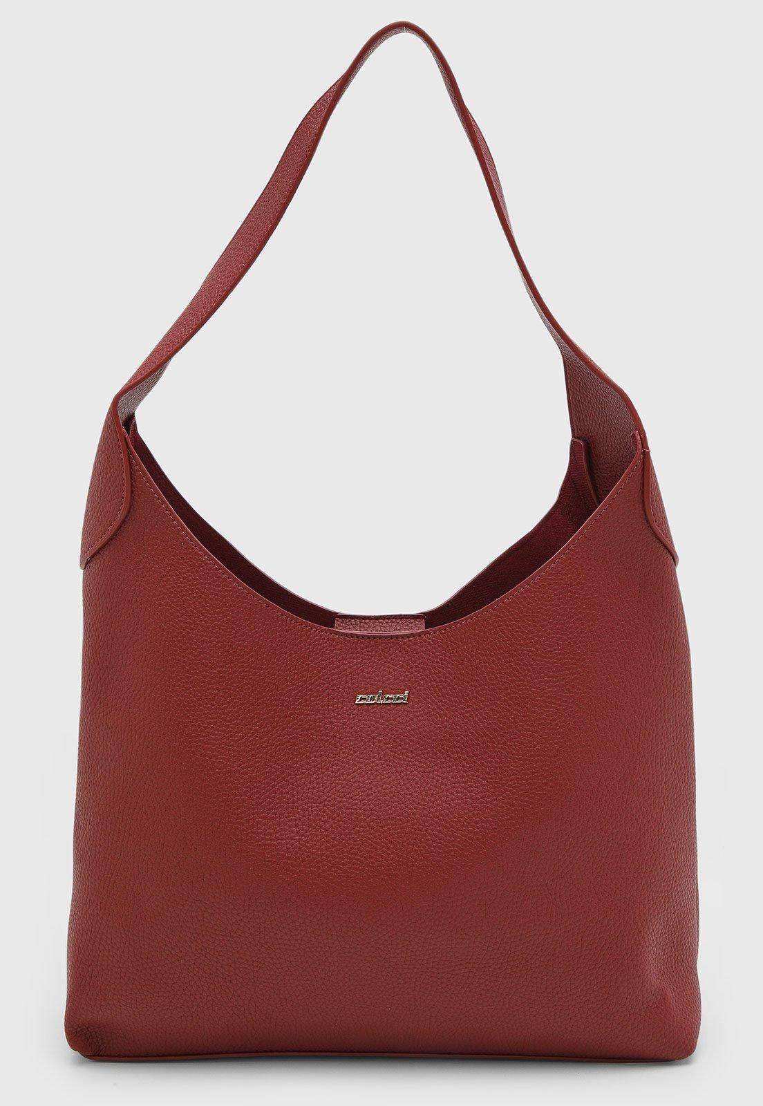 Bolsa Feminina Colcci Estruturada Bordô