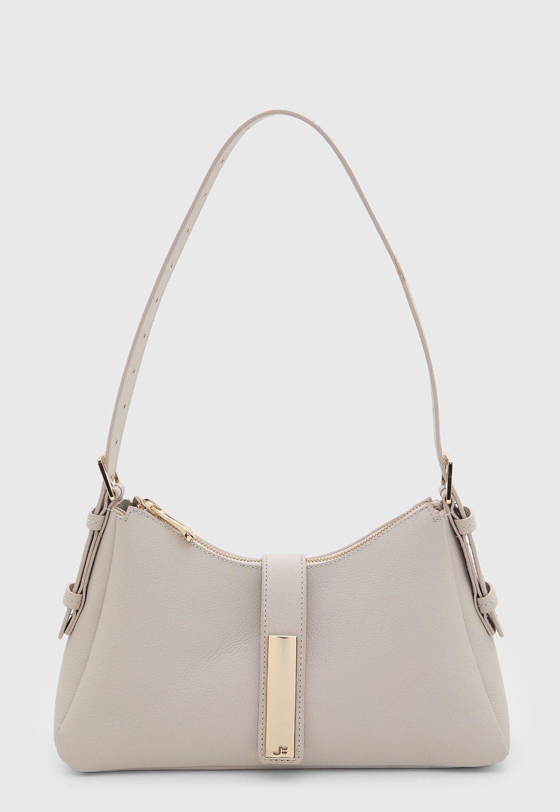 Bolsa Jorge Bischoff Couro Estruturada Branca