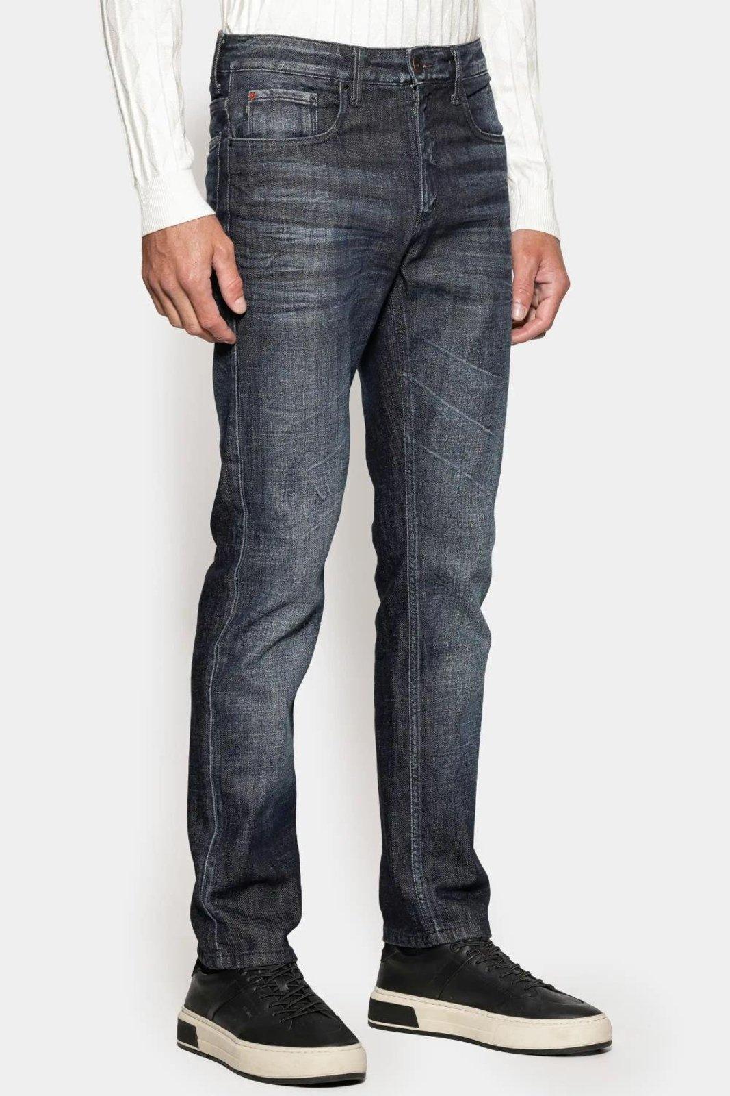 Calça Aramis Jeans Slim Red Water Repellent Azul Escuro