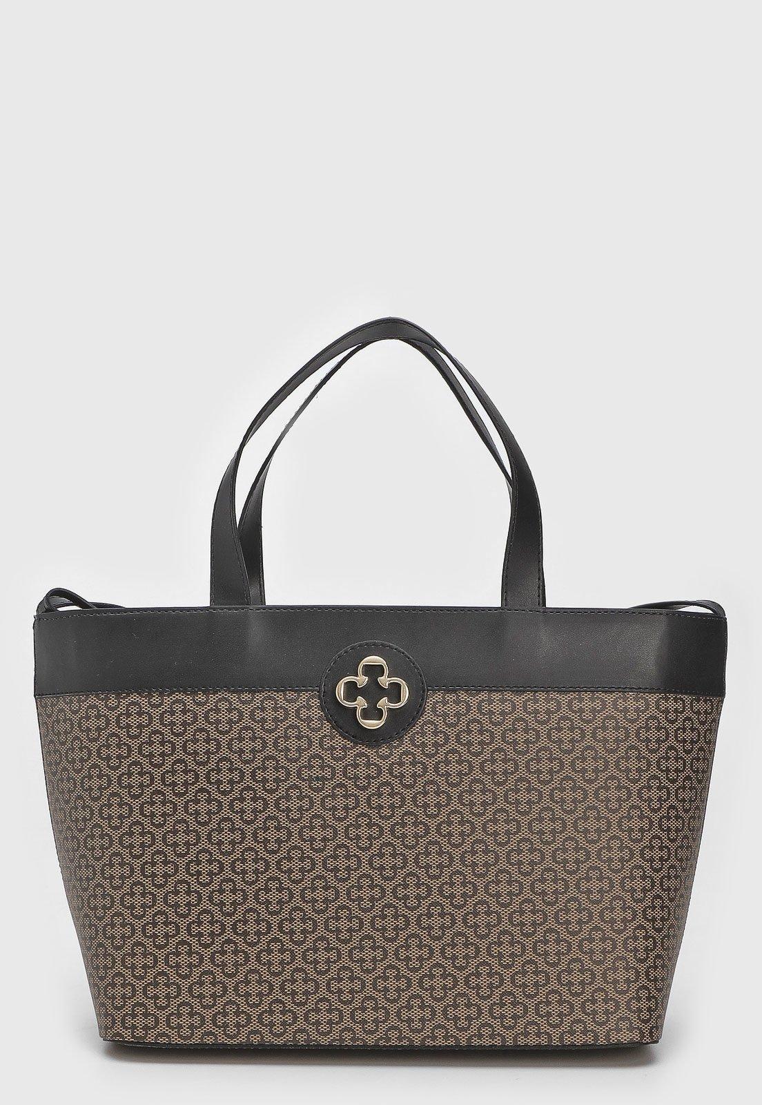 Bolsa Capodarte Monograma Preta
