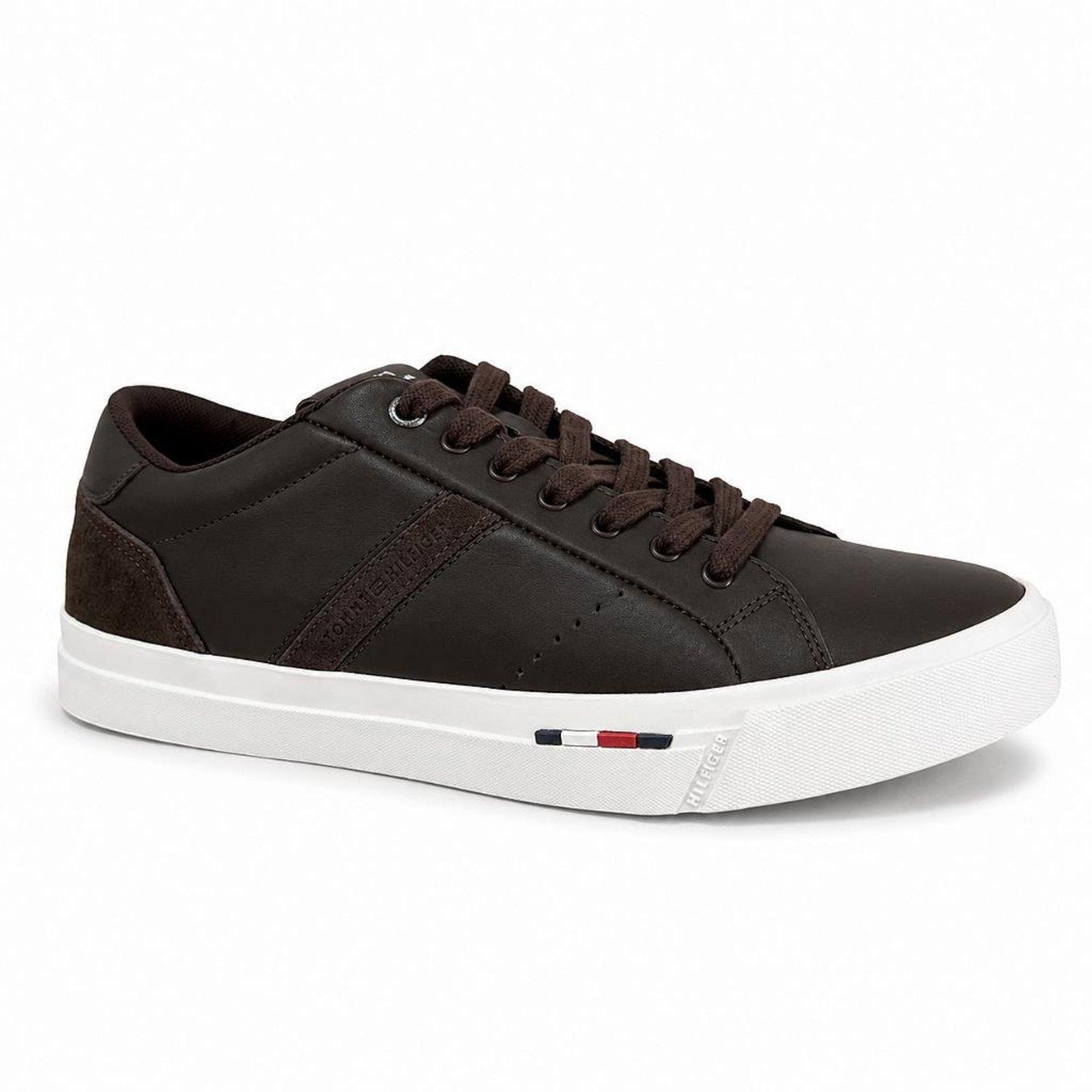 Tênis Tommy Hilfiger Dino LTH Masculino Cocoa