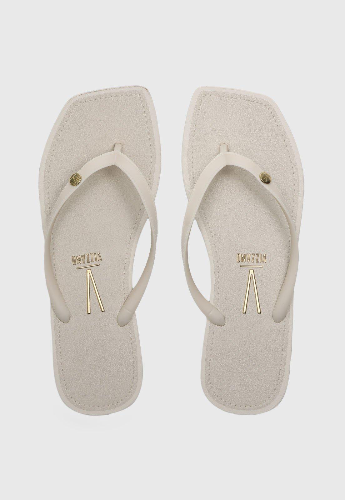 Chinelo Vizzano Logo Off-White