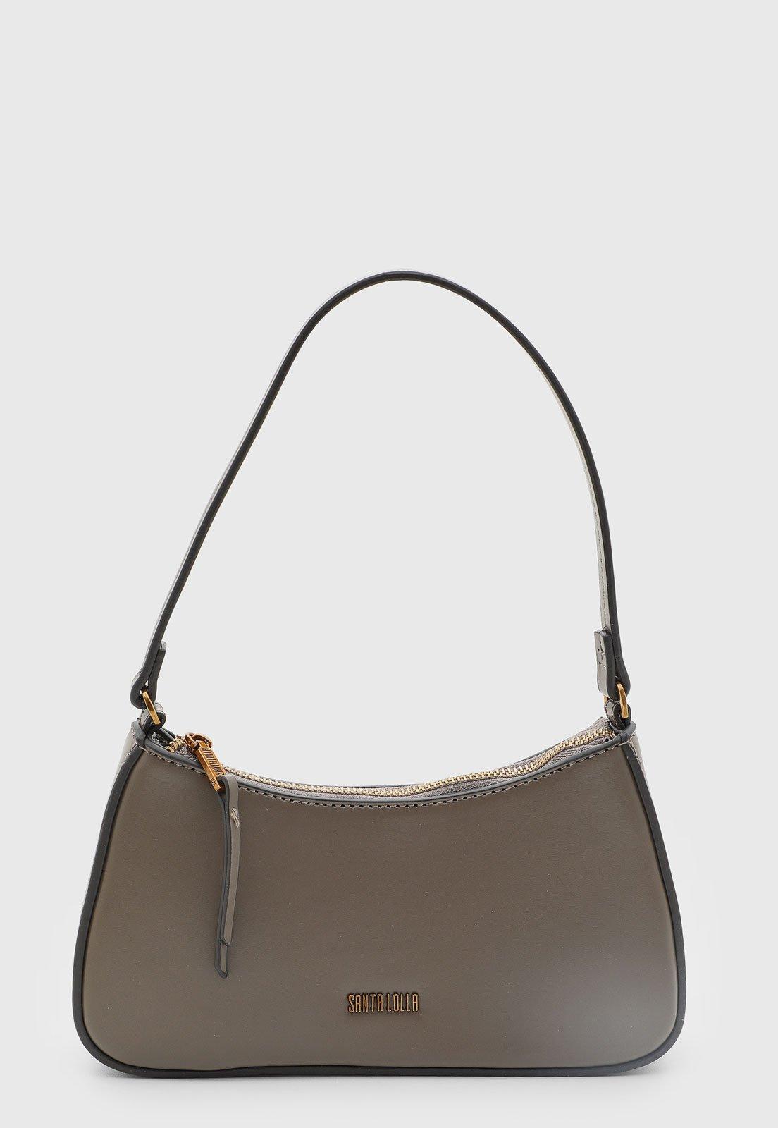 Bolsa Santa Lolla Formato Half Moon Grafite