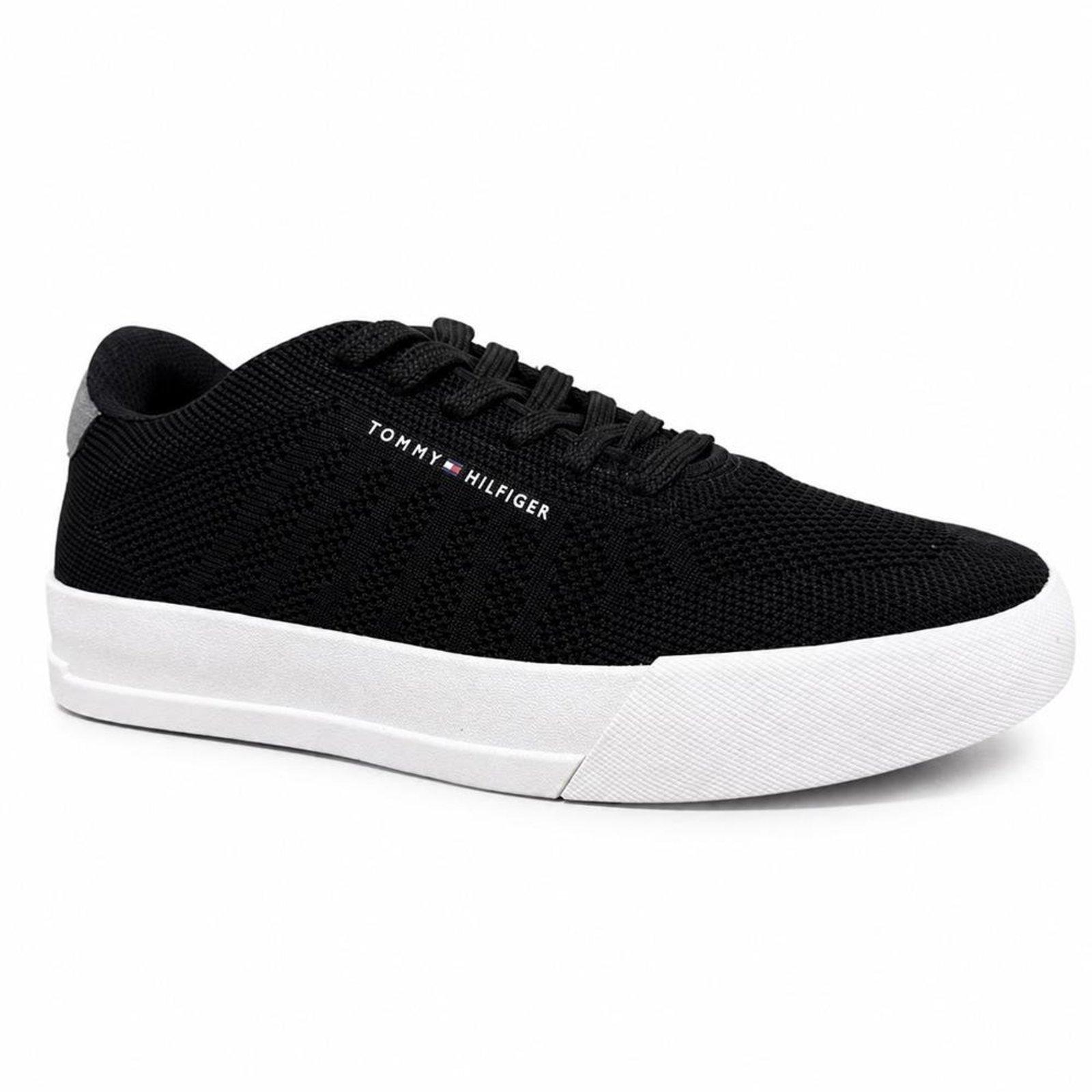 Tênis Tommy Hilfiger TH Court Knit Masculino Black