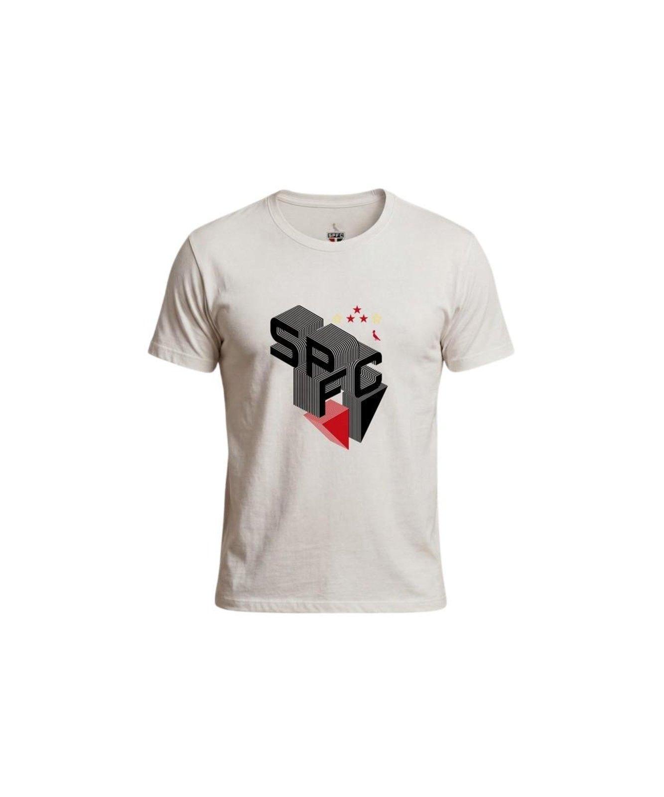 Camiseta Estampada Spfc 3d Reserva