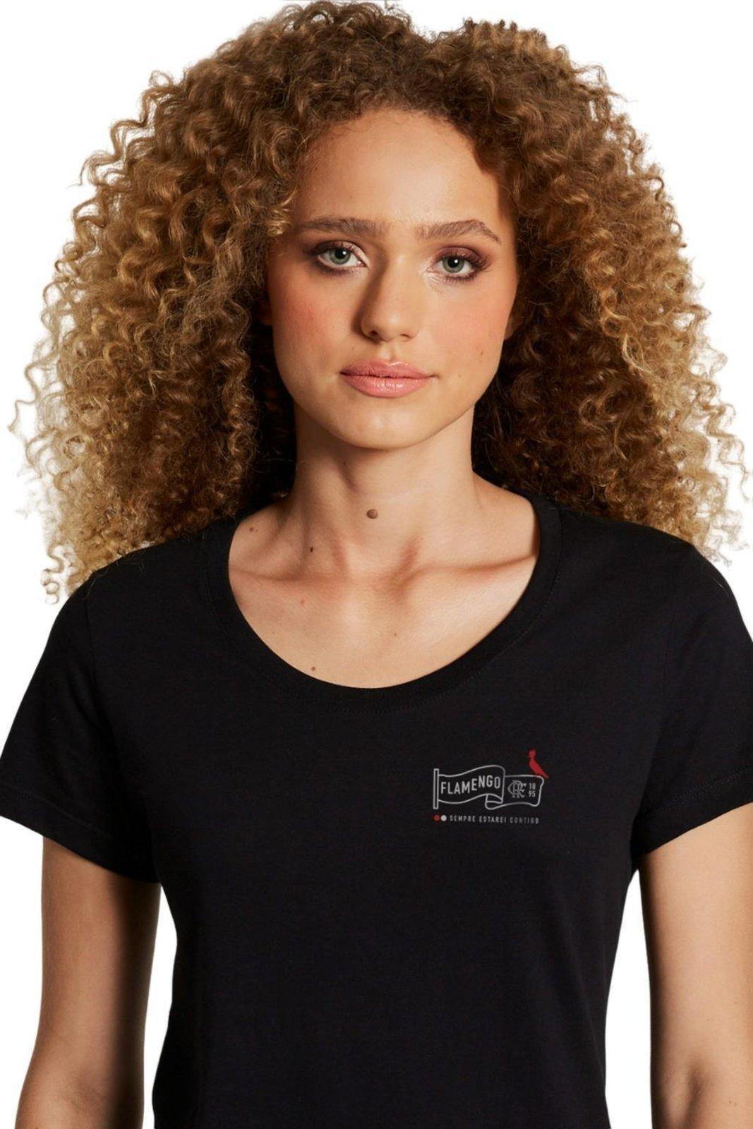 Camiseta Feminina Bandeira Reserva Preto