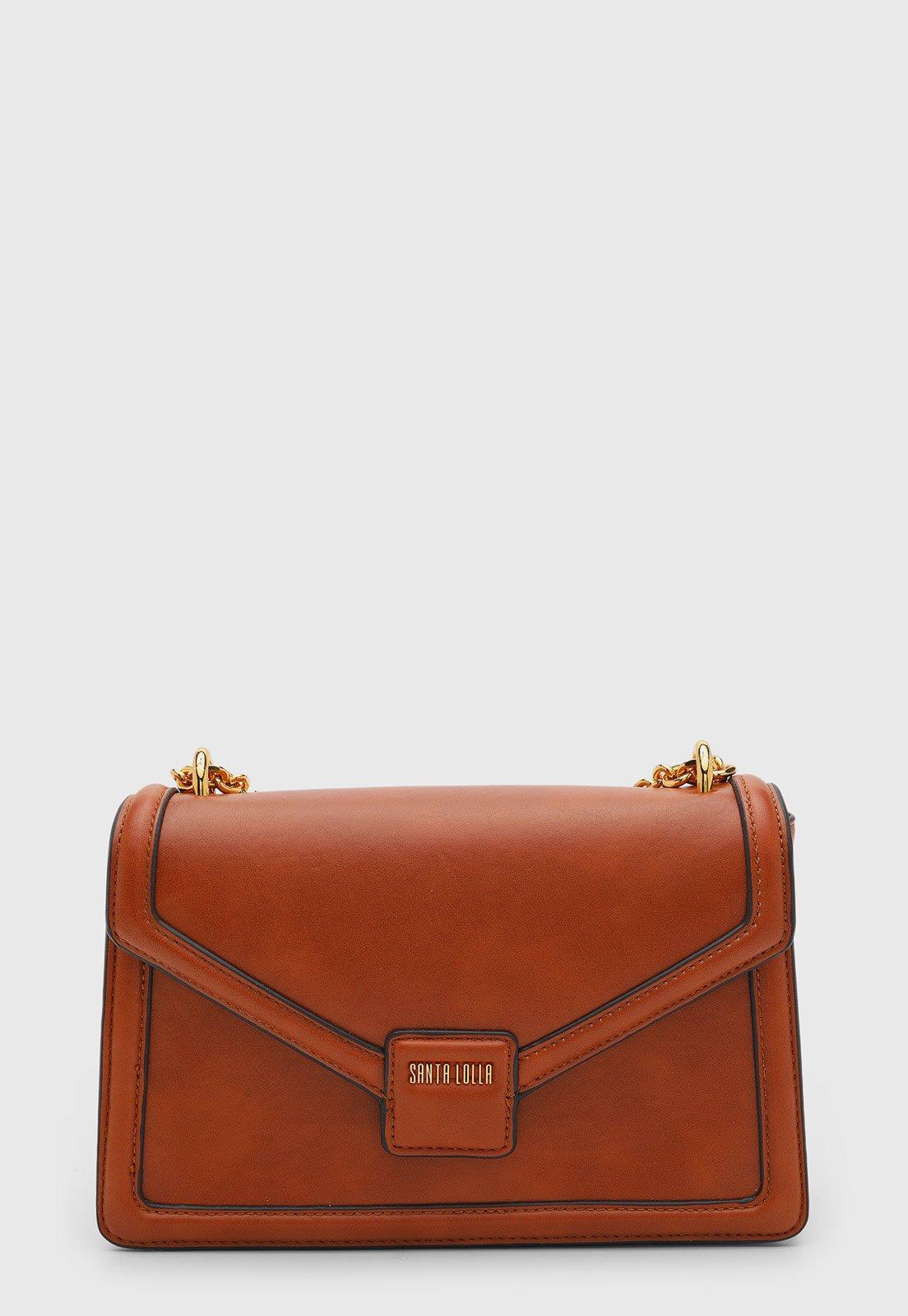 Bolsa Feminina Santa Lolla Média Corrente Caramelo