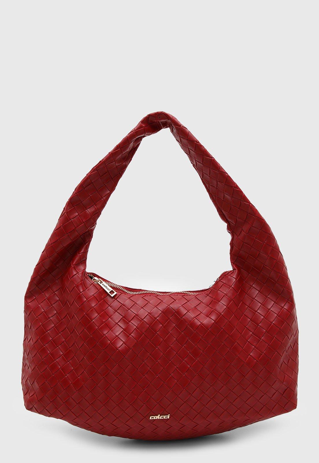 Bolsa Feminina Colcci Trançada Vermelha