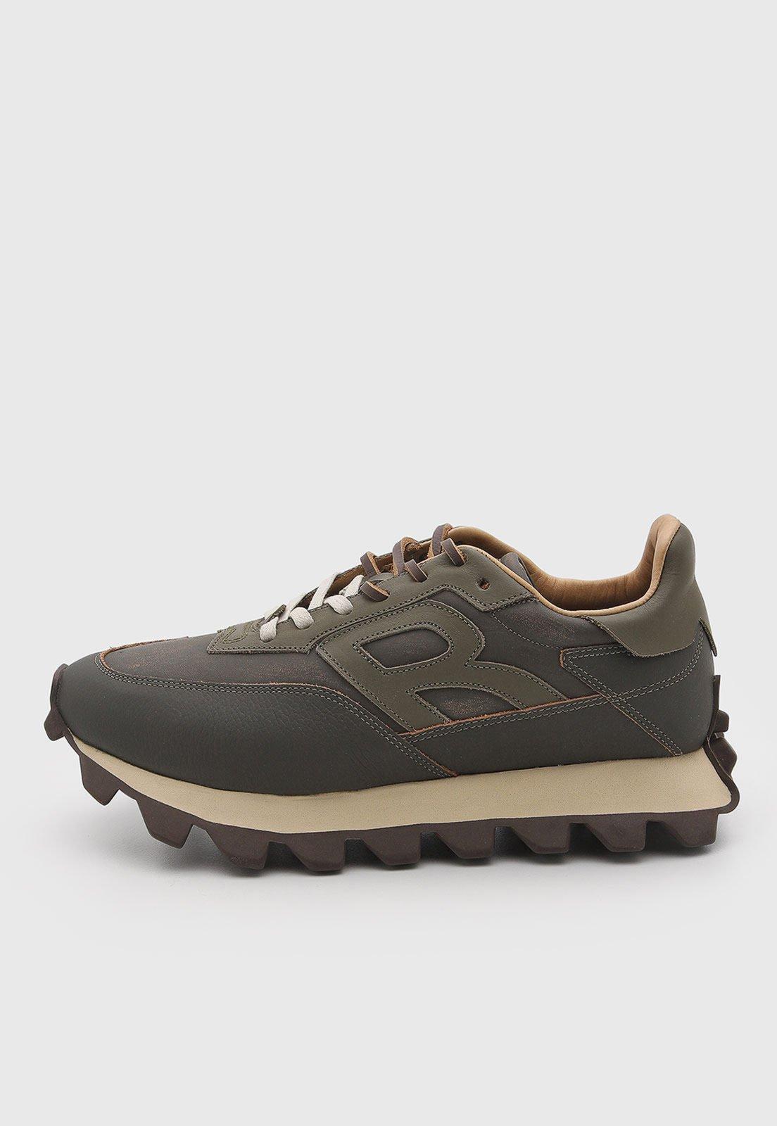 Tênis Masculino Reserva Couro Verde