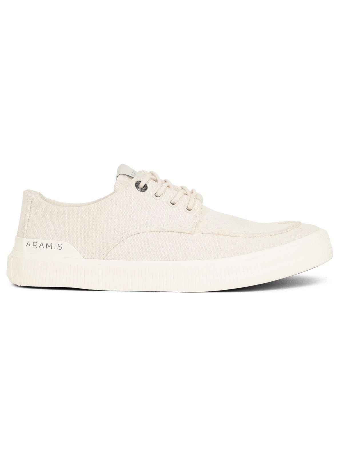Tênis Masculino Aramis Casual Easy Sky Costurado Confortável com Cadarço Flexível AM254 Bege Areia