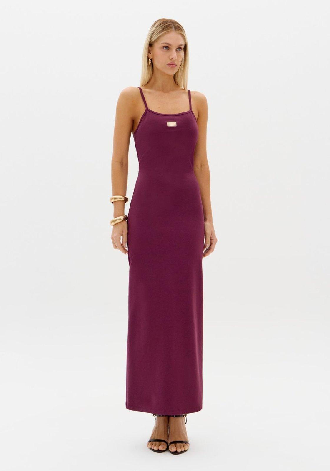 Vestido Super Midi De Alças Lança Perfume