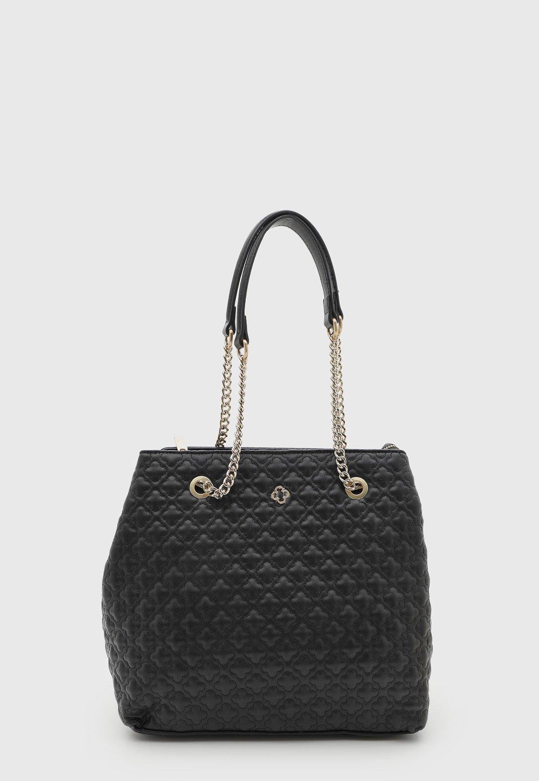 Bolsa Feminina Capodarte Matelassê Preta
