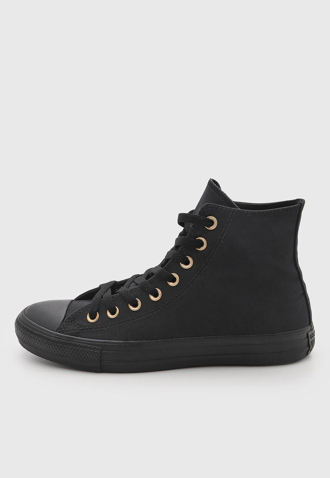 Tênis Feminino Converse Chuck Taylor All Star Cano Alto Preto