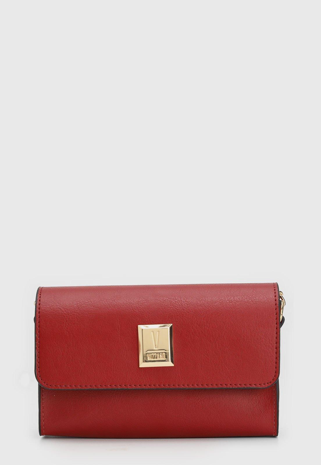 Bolsa Feminina Vizzano Alça Corrente Vermelha
