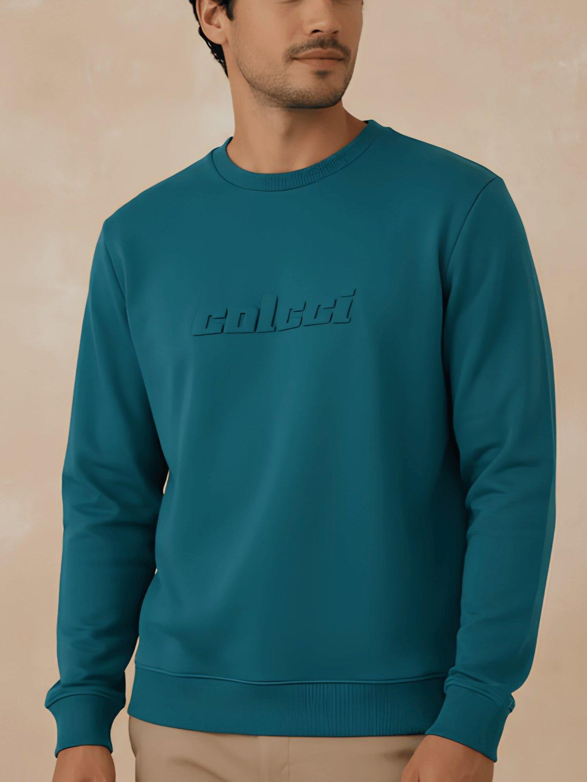 Blusão Moletom Masculino Logo Alto Relevo Colcci