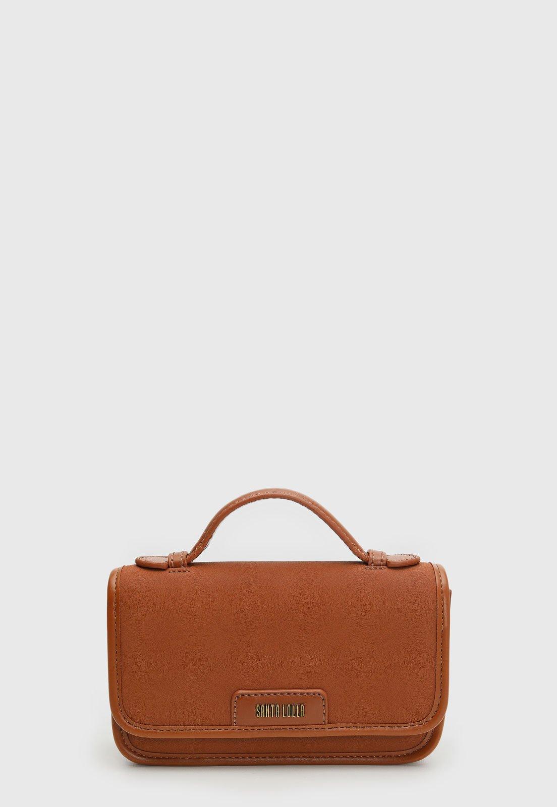 Bolsa Média Santa Lolla Estruturada Caramelo