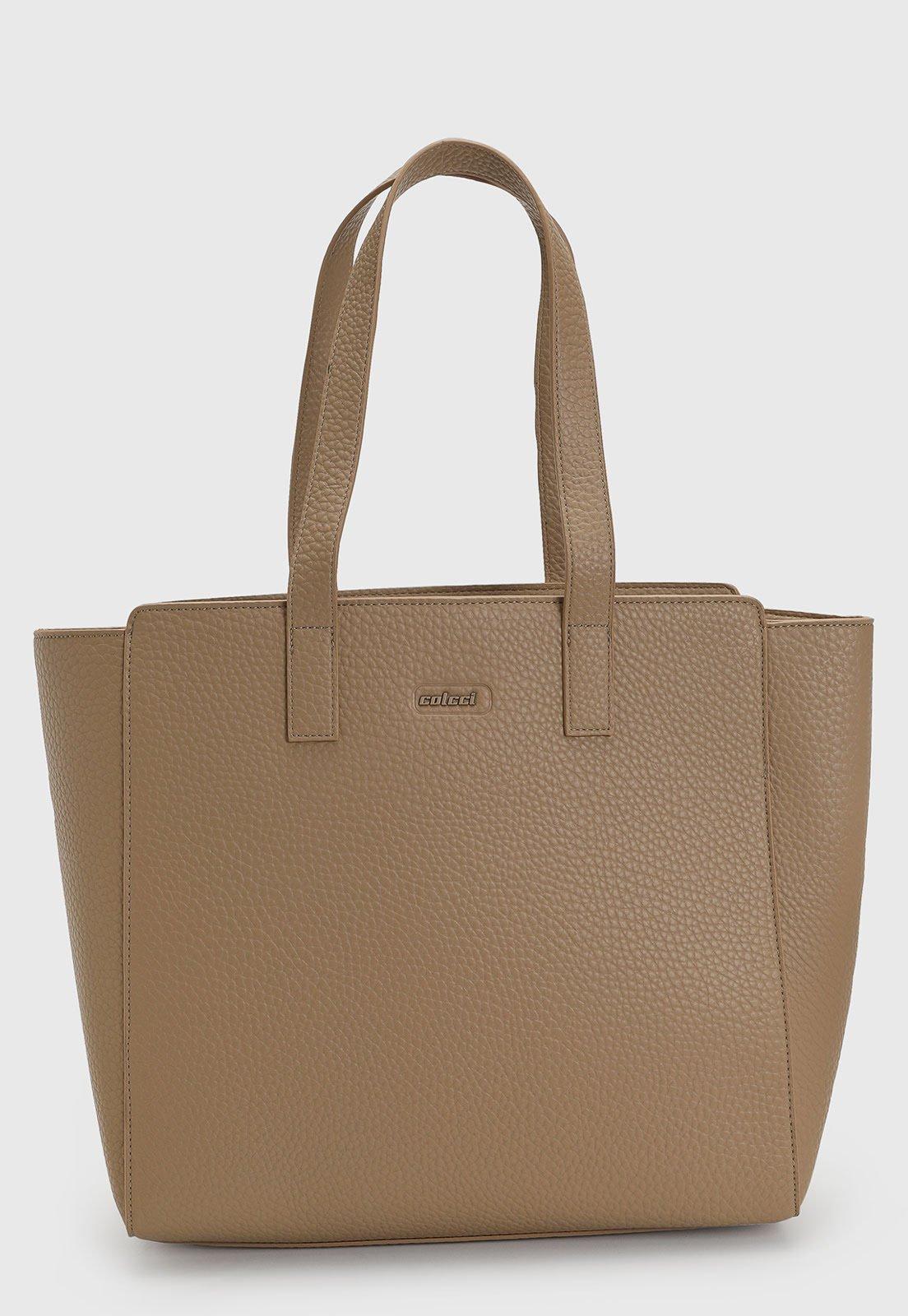 Bolsa Feminina Colcci Estruturada Bege