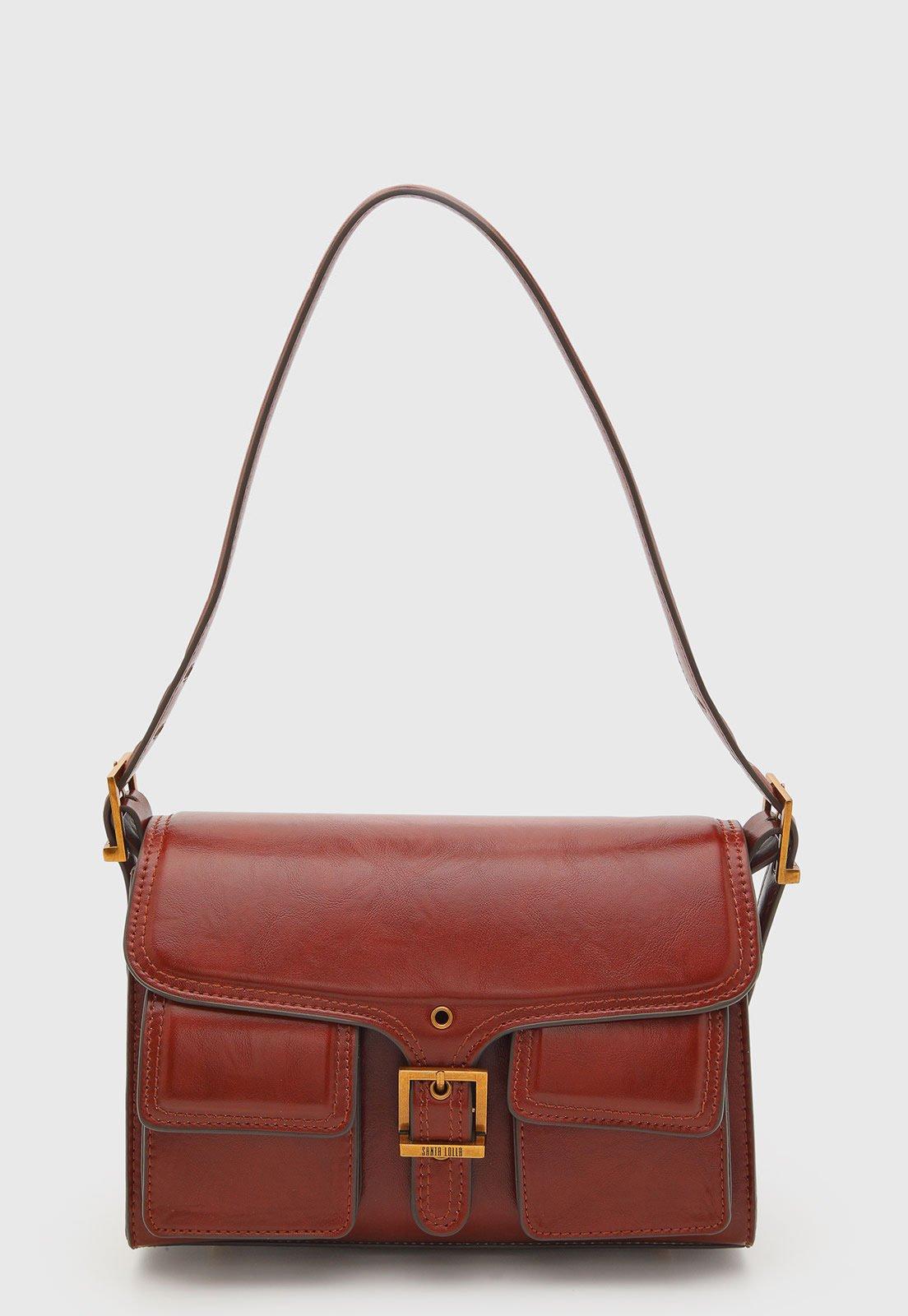 Bolsa Feminina Santa Lolla Estruturada Marrom