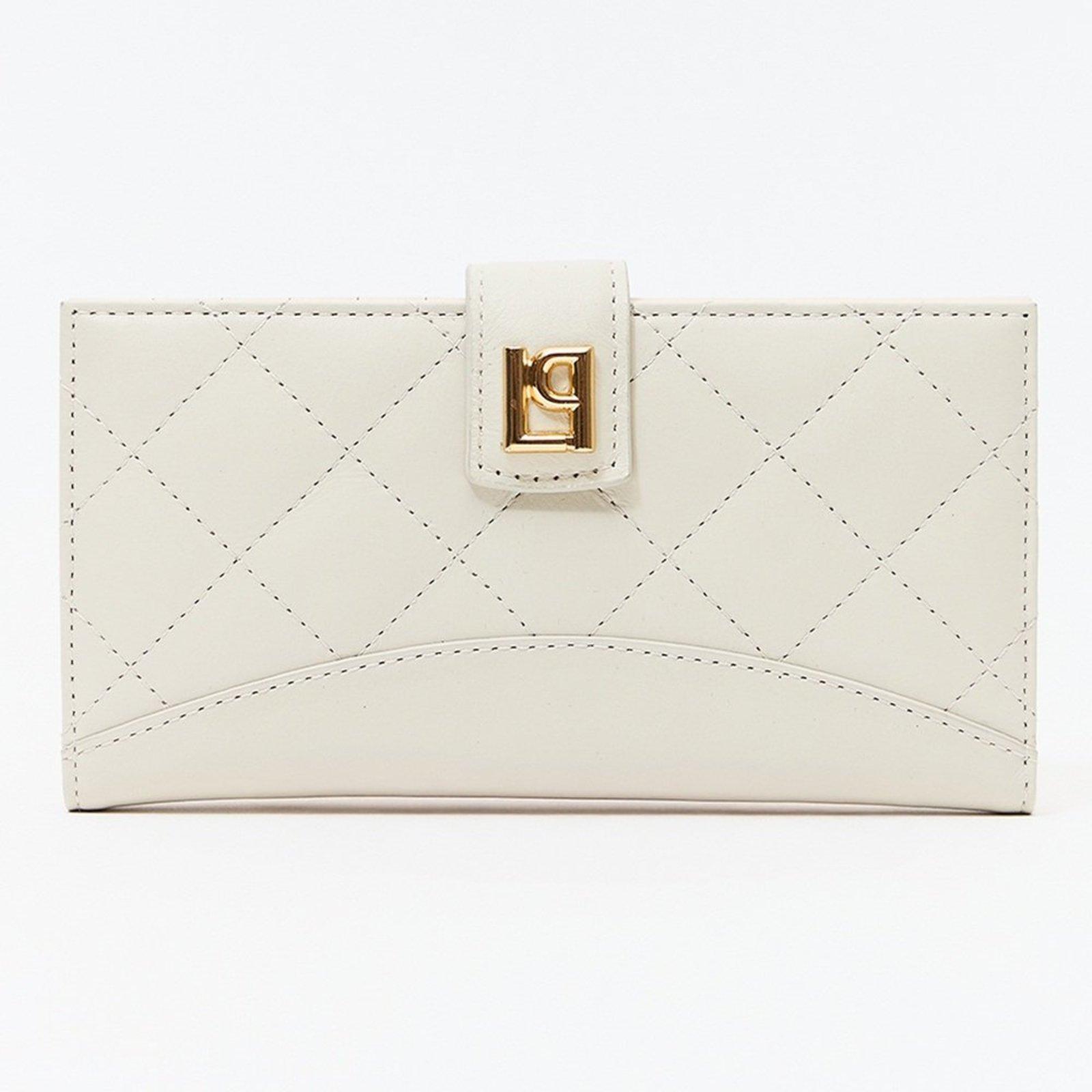 Carteira Lança Perfume Matelasse Enf Pr27 Off White Feminino