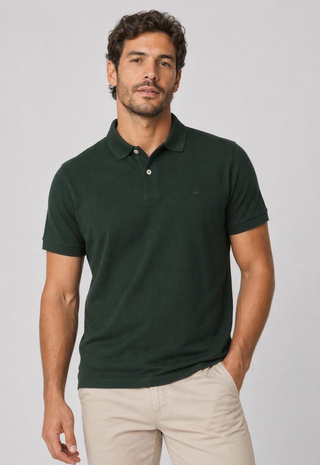 Camisa Polo Masculina Aramis Verde