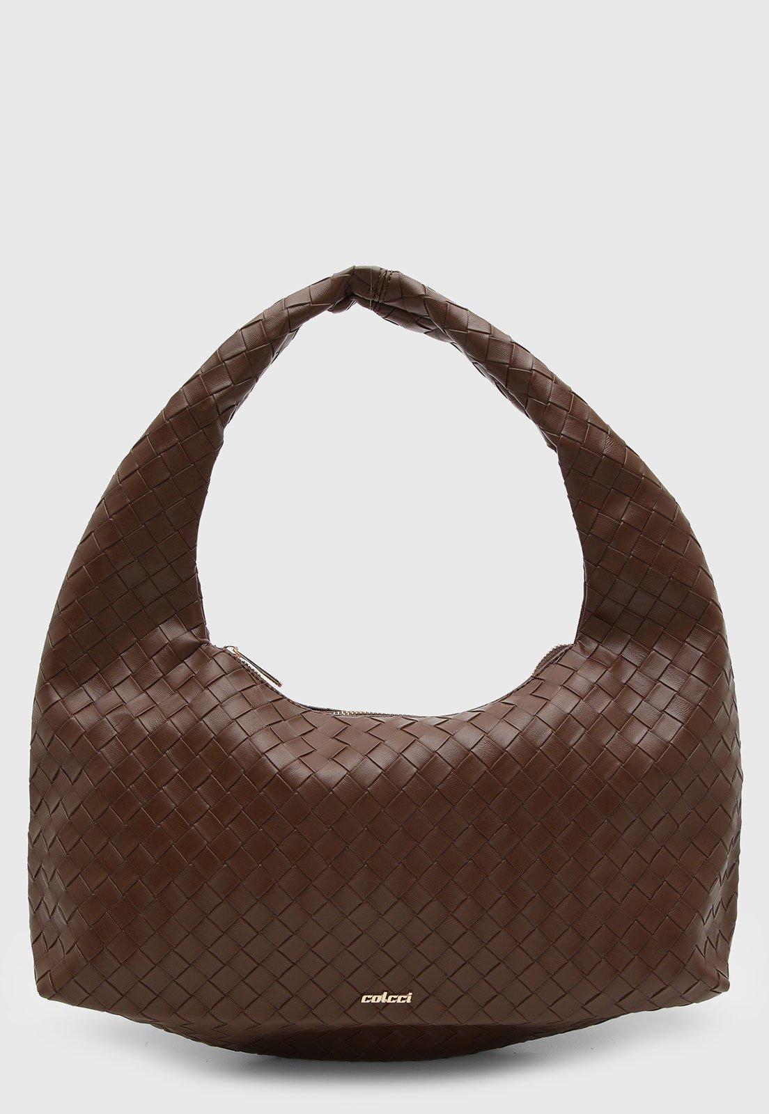 Bolsa Feminina Colcci Trançada Marrom