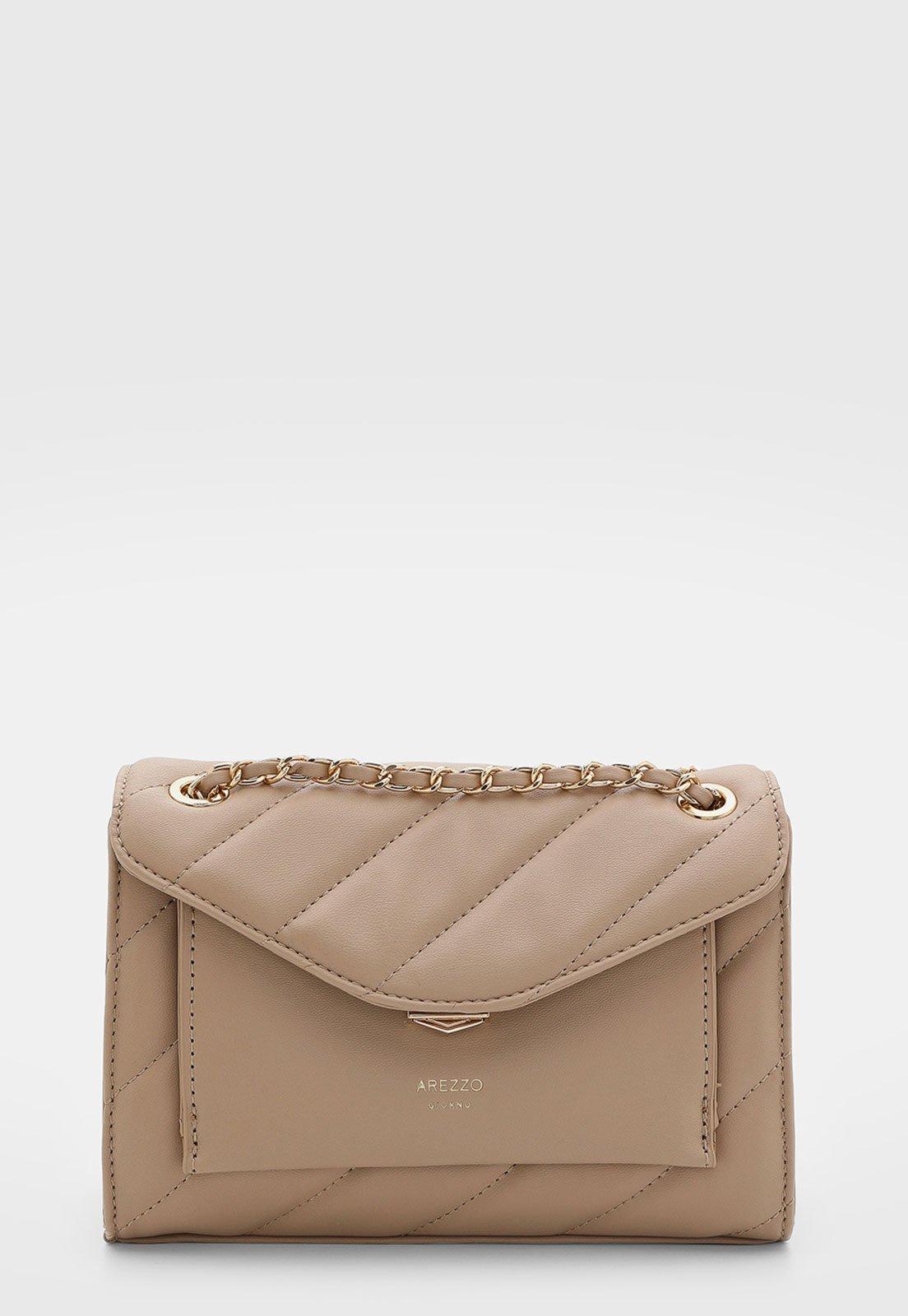 Bolsa Feminina Arezzo Média Matelassê Nude